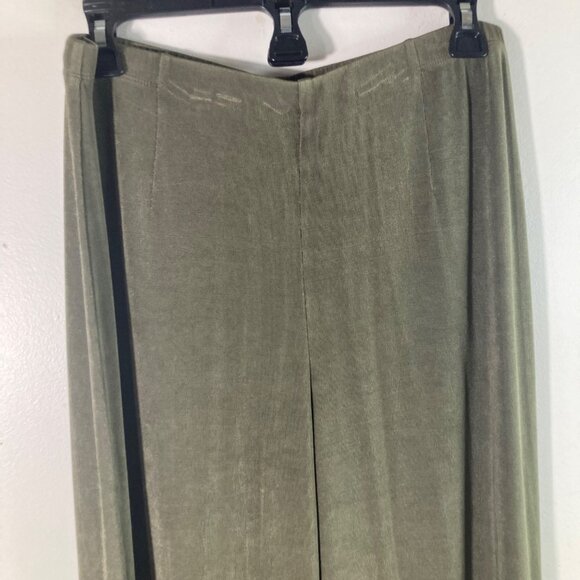Womens Travelers by Chicos Pants Green L Short Slinky‎ Feel Acetate Spandex - Picture 3 of 12